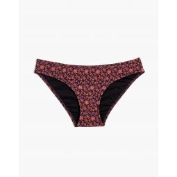 Madewell Second Wave Classic Bikini Bottom in Orchard Floral