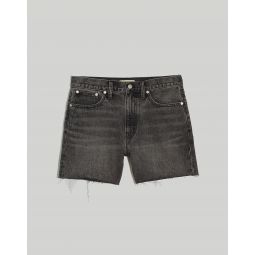 Relaxed Mid-Length Denim Shorts