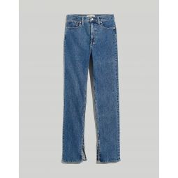 Mid-Rise Stovepipe Jeans in Knowland Wash: Slit-Hem Edition