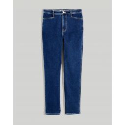 High-Rise Slim Straight Jeans in Bryston Wash: Workwear Edition