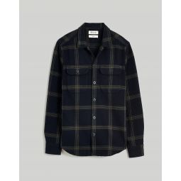 Brushed Flannel Easy Shirt-Jacket
