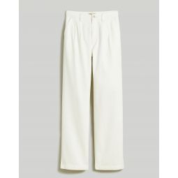 The Harlow Wide-Leg Jean in Tile White