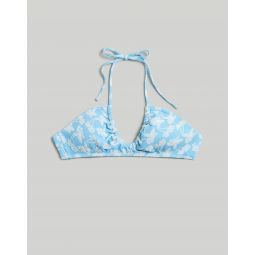 Halter String Bikini Top in Floral