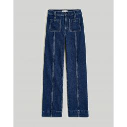 The Perfect Vintage Wide-Leg Jean in Norden Wash: Patch-Pocket Edition