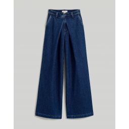 Extrawide-Leg Trouser Jeans in Poyner Wash