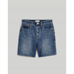 Baggy Jean Shorts in Valmont Wash