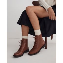 The Evelyn Lace-Up Ankle Boot