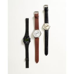 Timex Marlin Hand-Wound 34mm Leather Strap Watch