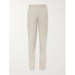 Slim-Fit Cotton-Blend Twill Suit Trousers