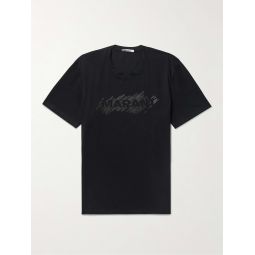 Hanorih Logo-Print Cotton-Jersey T-Shirt