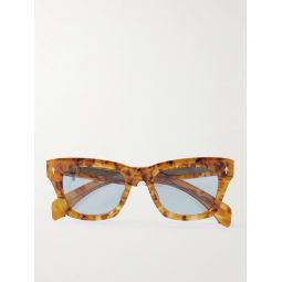 Dealan Vintage Square-Frame Tortoiseshell Acetate Sunglasses