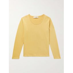 Uneven Cotton-Jersey T-Shirt