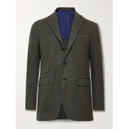 No. 3 Herringbone Wool-Tweed Blazer