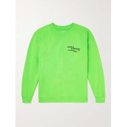Logo-Print Cotton-Jersey Sweatshirt