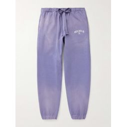 Gusa Tapered Logo-Print Cotton-Jersey Sweatpants