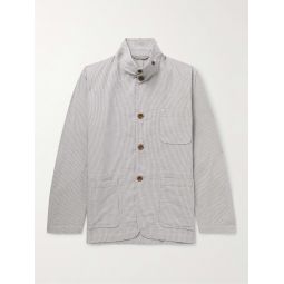 Jerome Striped Cotton and Linen-Blend Jacket