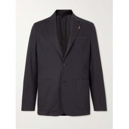 Slim-Fit Stretch Organic Cotton Suit Jacket