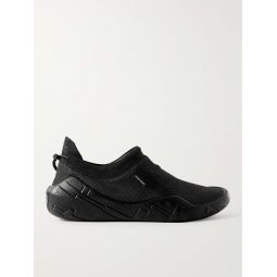 Shadow MOC Suede- and Webbing-Trimmed Mesh Slip-On Sneakers