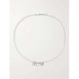 Silver-Tone Faux Pearl Necklace