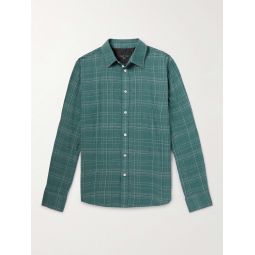 Gus Checked Cotton-Blend Flannel Shirt