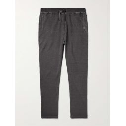 Straight-Leg Stretch Linen and Cotton-Blend Sweatpants