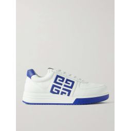 G4 Logo-Embossed Leather Sneakers