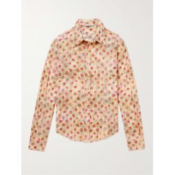 Siza Floral-Print Fil Coupe Cotton Shirt