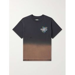 Logo-Print Ombre Cotton-Jersey T-Shirt