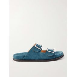 David Buckled Regenerated Suede by evolo Sandals