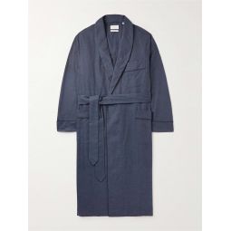 Brushed Cotton-Twill Robe