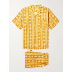 Printed Cotton-Voile Pyjama Set