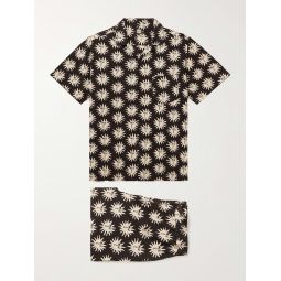 Printed Cotton-Poplin Pyjama Set