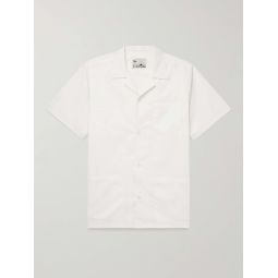 Traveler Camp-Collar Cotton-Poplin Shirt