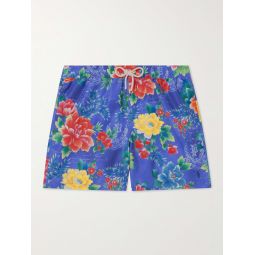 Traveler Straight-Leg Floral-Print Swim Shorts