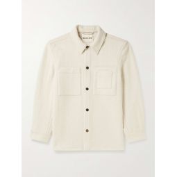 Herringbone Wool and Cashmere-Blend Overshirt