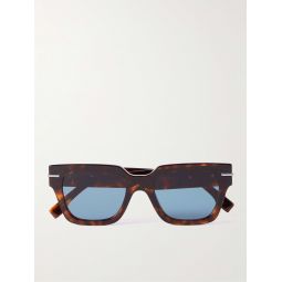 Fendigraphy Square-Frame Tortoiseshell Acetate Sunglasses