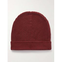 Ribbed Cotton Beanie