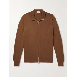 Cashmere Zip-Up Sweater
