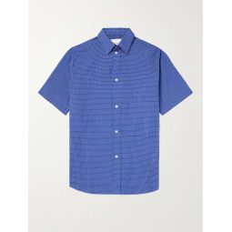 Checked Cotton-Seersucker Shirt
