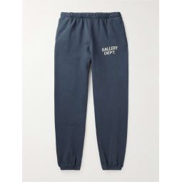 Tapered Logo-Print Cotton-Jersey Swetpants