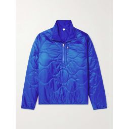 Runner Quilted Recycled-Shell Half-Zip Jacket