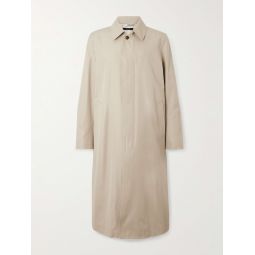 Cotton and Silk-Blend Poplin Trench Coat