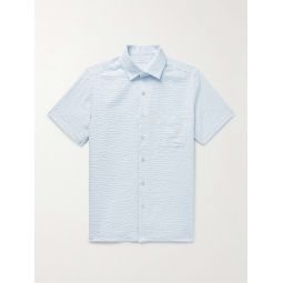 Pinstriped Cotton-Seersucker Shirt