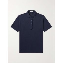 Slim-Fit Cotton-Pique Polo Shirt