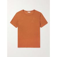 Linen and Cotton-Blend Pique T-Shirt