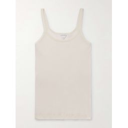 Slim-Fit Ribbed Cotton-Jersey Tank Top
