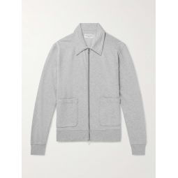 Esborn Cotton-Jersey Zip-Up Sweatshirt