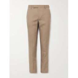 Slim-Fit Linen Suit Trousers