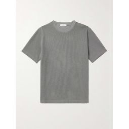 Cotton-Blend Boucle T-Shirt