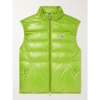 Aube Slim-Fit Logo-Appliqued Quilted Shell Down Gilet